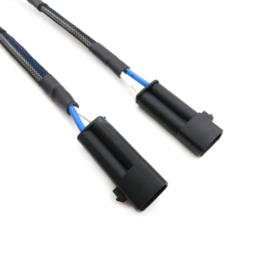 Adaptateur de prise de c&acirc;blage de lampe de phare automatique, fiches de connecteur Double femelle, faisceau de c&acirc;bles de lumi&egrave;re de voiture