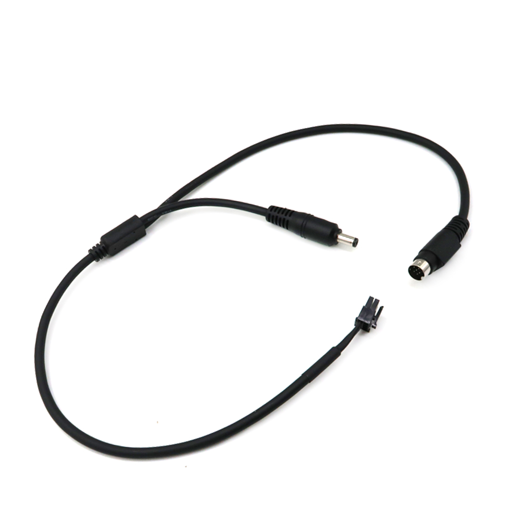 DC Power Splitter Audio Kabel 1 hun til 2 han