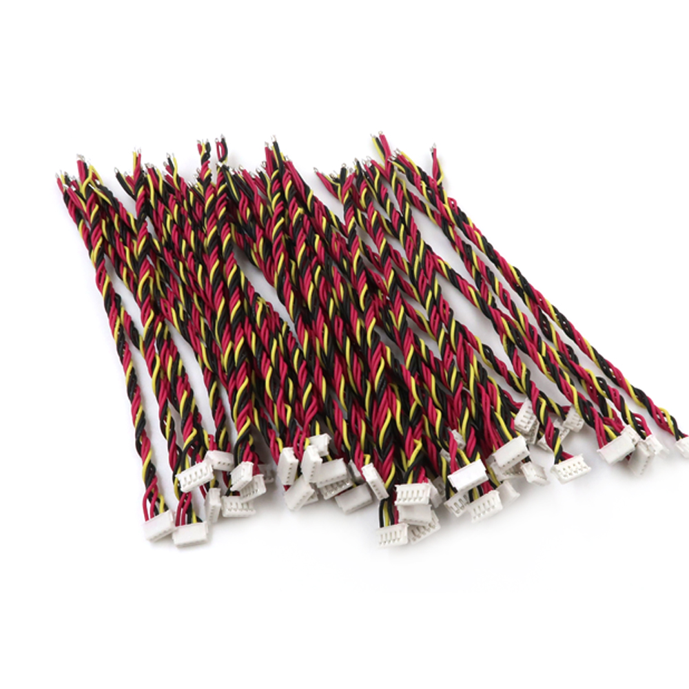 Panjang Kustom 200MM 22AWG Pria JST XH 2.54Mm Konektor Multi-Pin Kabel Ekstensi Memutar Harness Kabel