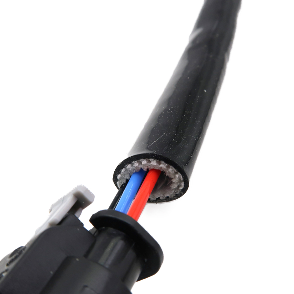 AMP Super Seal 3 pinos macho f&ecirc;mea conector automotivo s&eacute;rie chicotes de fios autom&aacute;ticos cabos &agrave; prova d'&aacute;gua chicote de fios