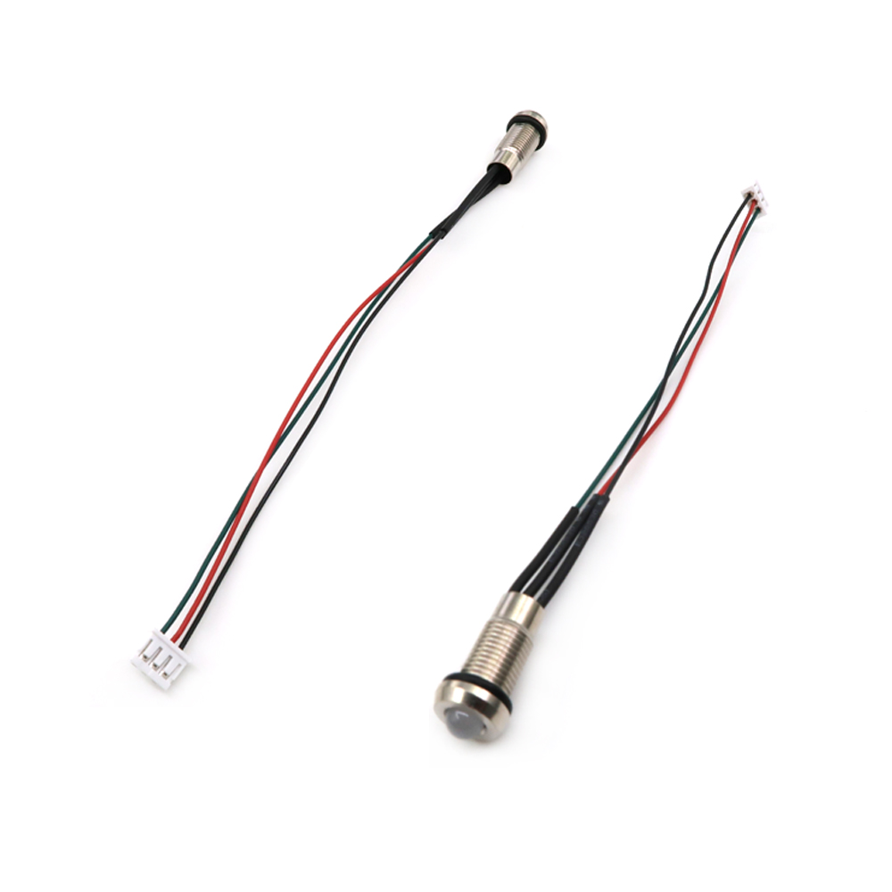 Tilpasset 12V hvidt led lys med kabel til modelfly