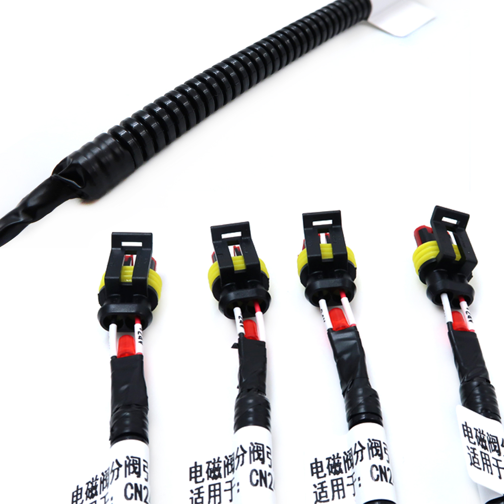 AMP 1.5 Series 2 Pins รถยนต์กันน้ำ Connector โซลินอยด์วาล์วชุดสายเคเบิล
