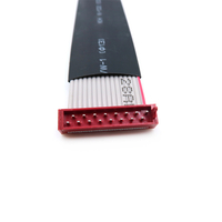 Kabel płaski Złącze Micro Match Złącze kabla 1,27 mm Przew&oacute;d czerwony Dip