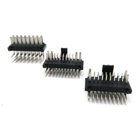 Dobbeltr&aelig;kket 1,27 mm 2,0 mm 2,54 mm 2-40-bens pin-hoved-printkortstik 