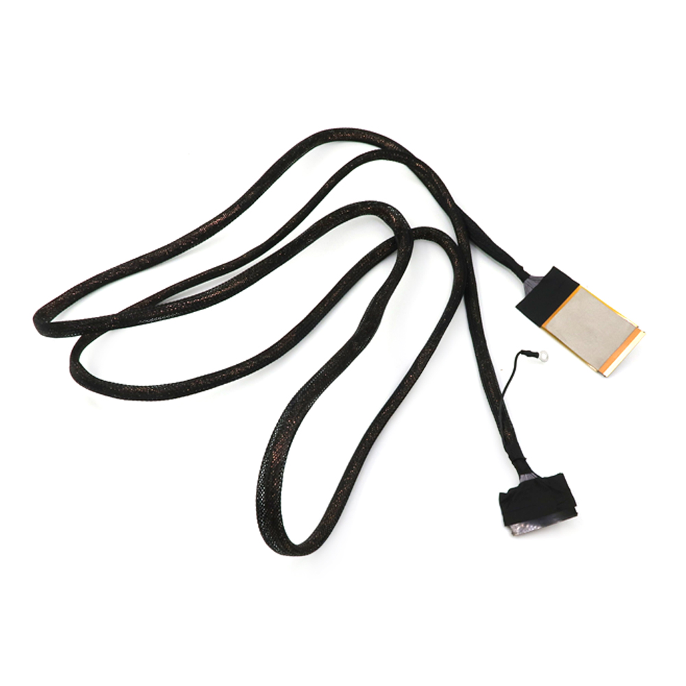 สายเคเบิลหน้าจอ EDP แบบกำหนดเอง 0.5 มม. ขั้วต่อคู่ 4K สายโคแอกเซียล Lvds I-PEX 20454 40Pin