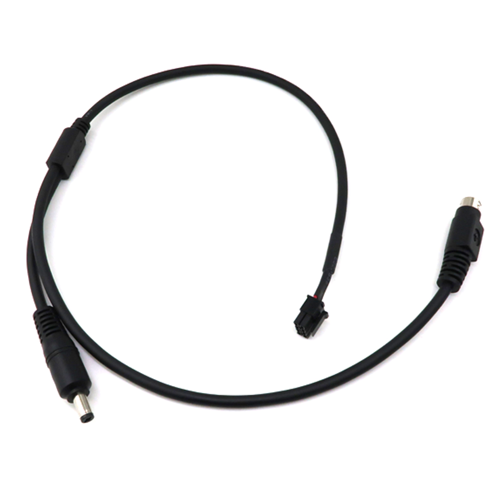 DC Power Splitter Audio Kabel 1 hun til 2 han