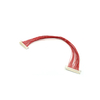 주문 조밀한 0.4mm 피치 30pin 빨간 소형 감언 LVDS 케이블 30pin 리본 철사 끝 케이블 어셈블리는 Led를 위해 적용되었습니다