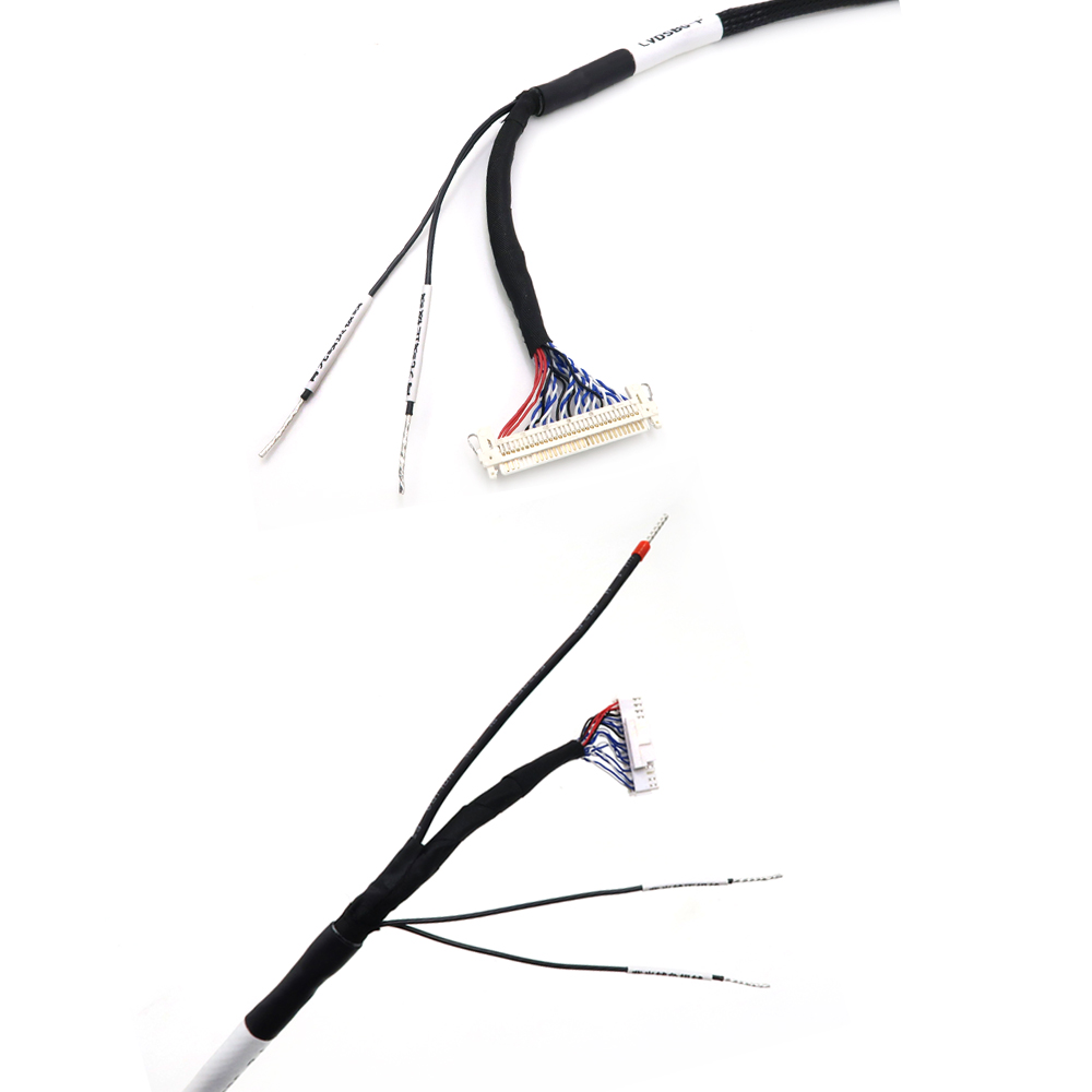 LCD LED obrazovka Sada kabelů LVDS pro testov&aacute;n&iacute; LCD panelu s testerem LED LCD – Univerz&aacute;ln&iacute; sada kabelů LVDS