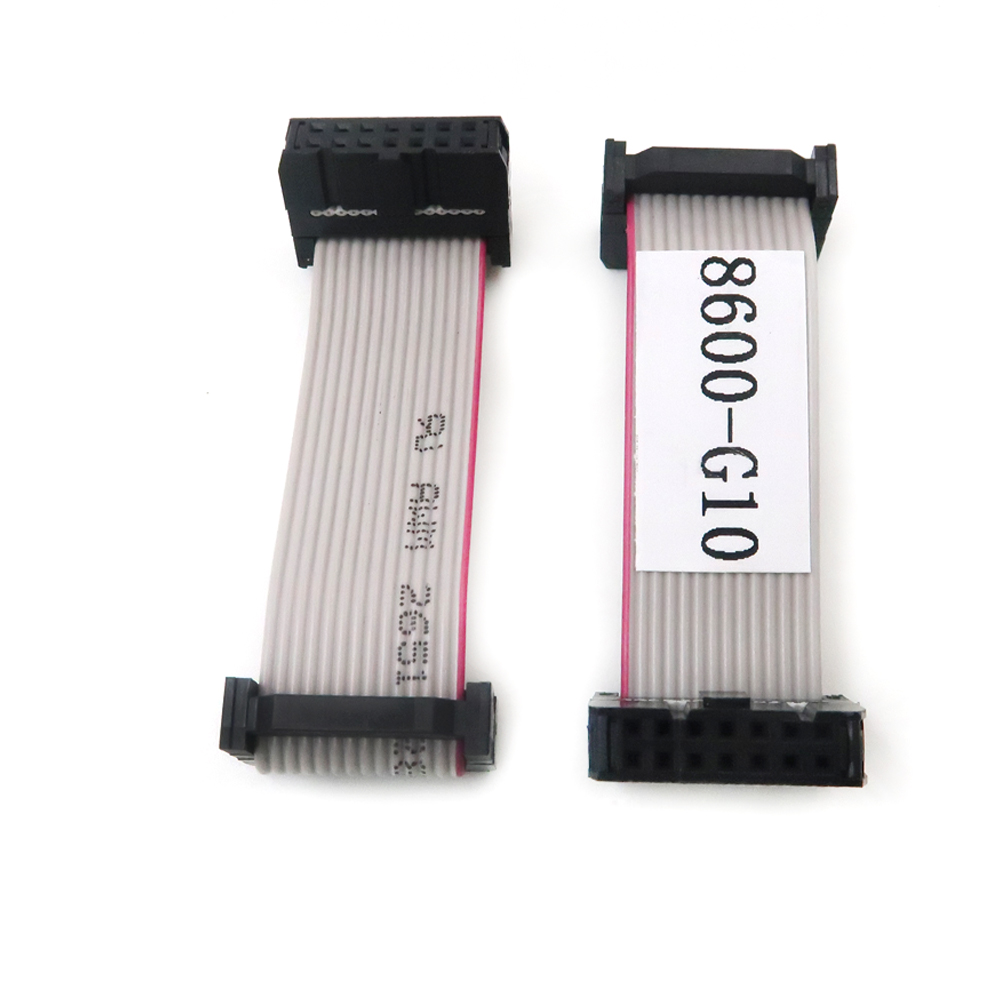 उच्च गुणवत्ता वाले 2.54 मिमी आईडीसी कनेक्टर के साथ अनुकूलित लंबाई वाली फ्लैट केबल 