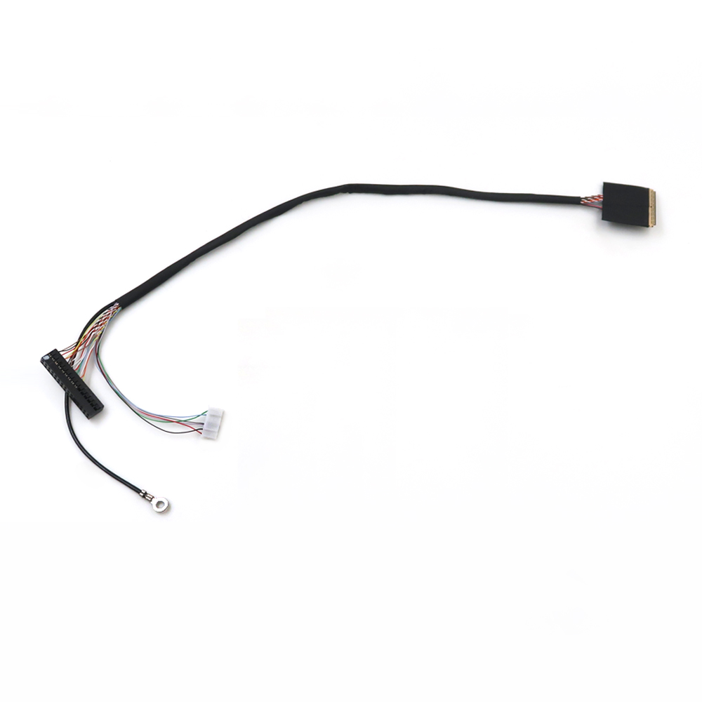 Vlastn&yacute; konektor pre 2,0 mm sp&aacute;jkovac&iacute; prenosn&yacute; poč&iacute;tač LCD LED k&aacute;bel displeja IPEX 20 24 36 40 41 50 51 kol&iacute;kov&yacute; LVDS k&aacute;bel pre LCD panel