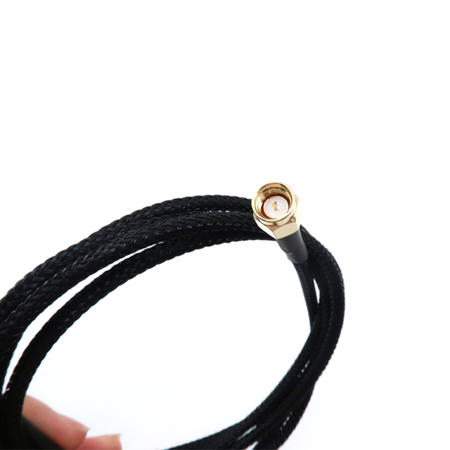 Mababang Pagkawala Gold Plated Pigtail WiFi Antenna Extension Cable RG174 RF SM A Female Coaxial Cable 1m