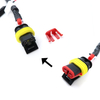 AMP 1.5 Series 2 Pins รถยนต์กันน้ำ Connector โซลินอยด์วาล์วชุดสายเคเบิล