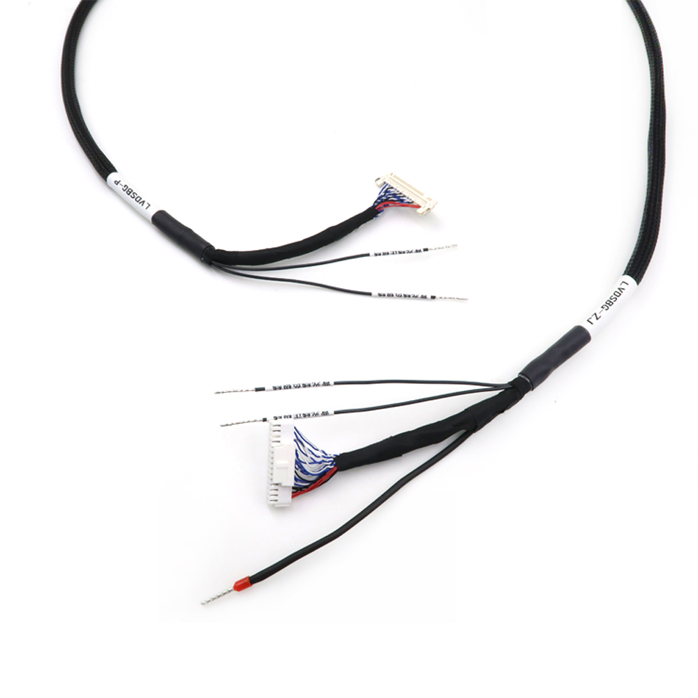 LED LCD Test Cihazı ile LCD Paneli Test Etmek i&ccedil;in LCD LED Ekran LVDS Kablo Kiti Lotu - Evrensel LVDS Kablo Kiti