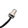 C&acirc;ble de connecteur M12 &eacute;tanche &agrave; 4 broches, prise de fil M12