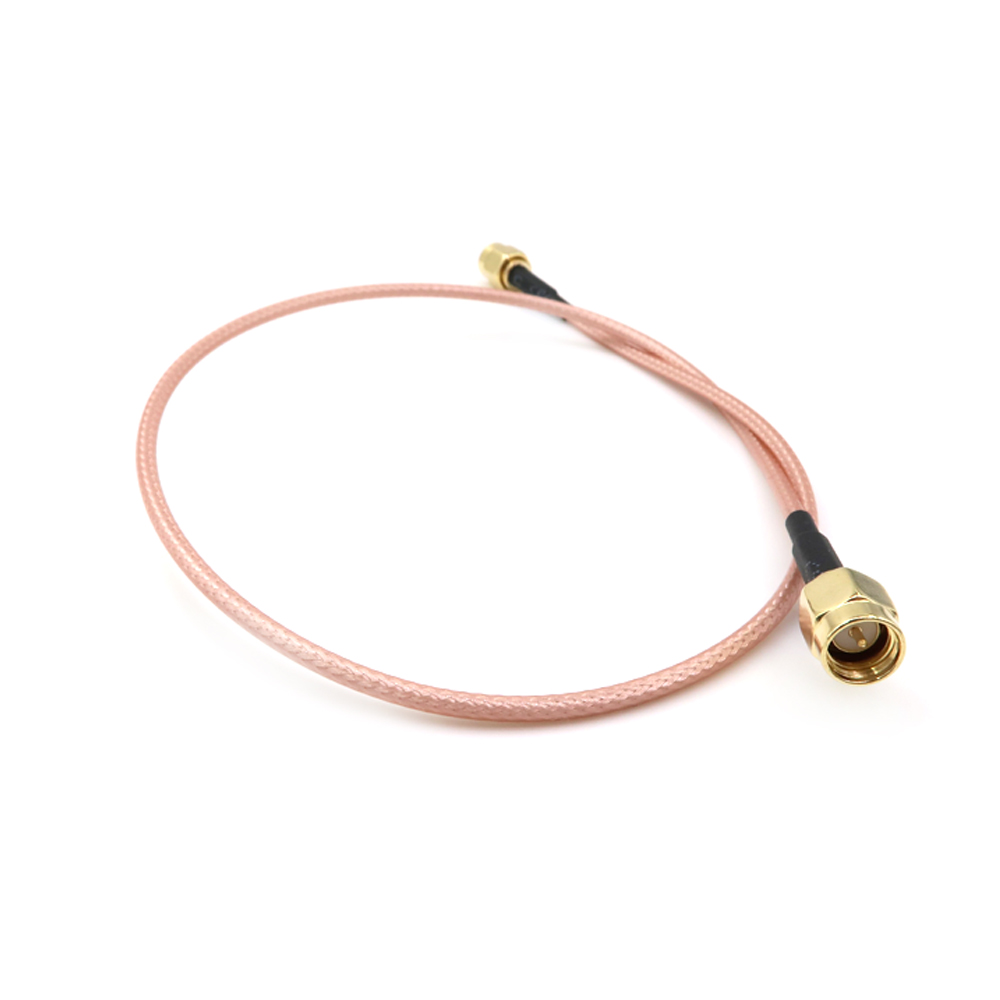 RP Spina Interruttore N TNC BNC UHF MCX MMCX TS9 CRC9 Cavo a spirale dritto ad angolo retto RG316 per WIFI
