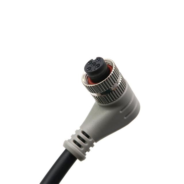 Gruppo cavi a spirale schermato maschio-femmina personalizzato serie M M12 a 5 pin