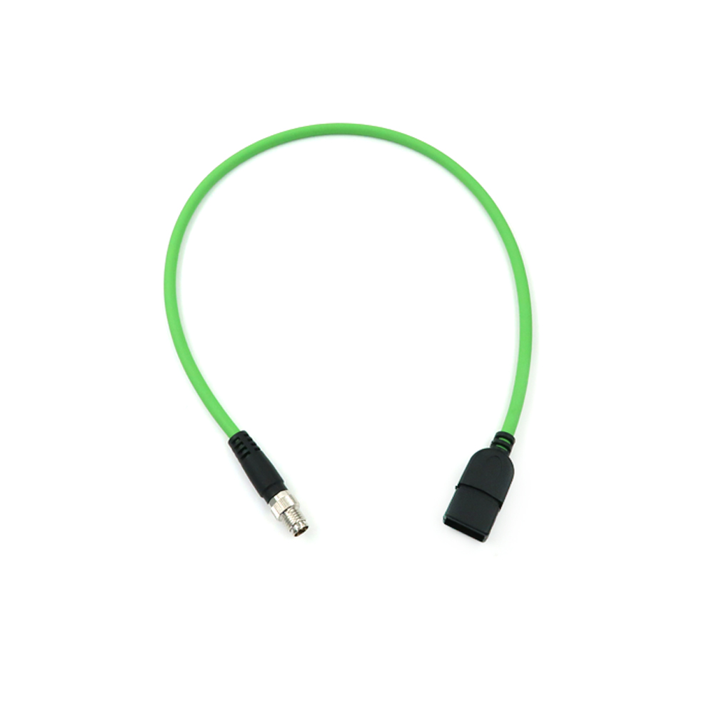 Vodotěsn&aacute; elektrick&aacute; leteck&aacute; z&aacute;strčka M8 s personalizovan&yacute;m kovov&yacute;m a USB kabelem