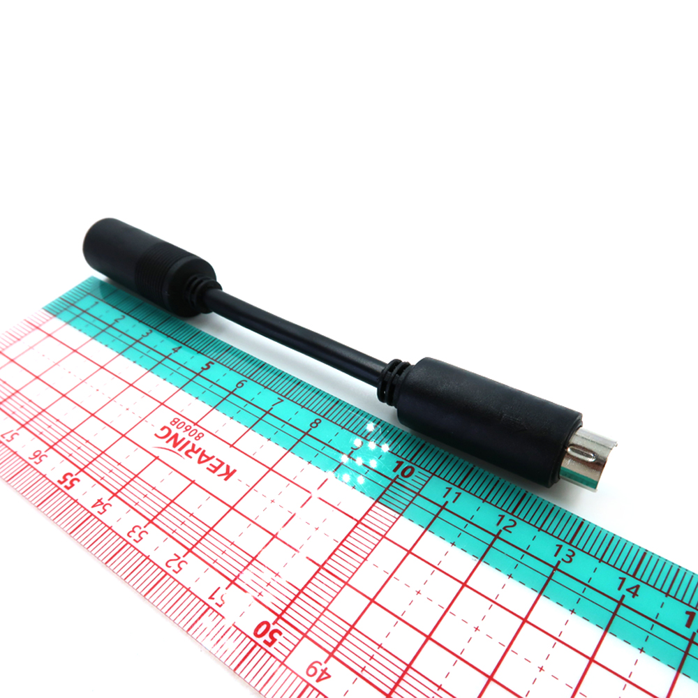 Cablu industrial Cablu mini DIN mascul de 130 mm cu mufă DC3.5 la cablu audio mini DIN 10p masculin