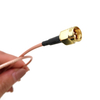RP Spina Interruttore N TNC BNC UHF MCX MMCX TS9 CRC9 Cavo a spirale dritto ad angolo retto RG316 per WIFI