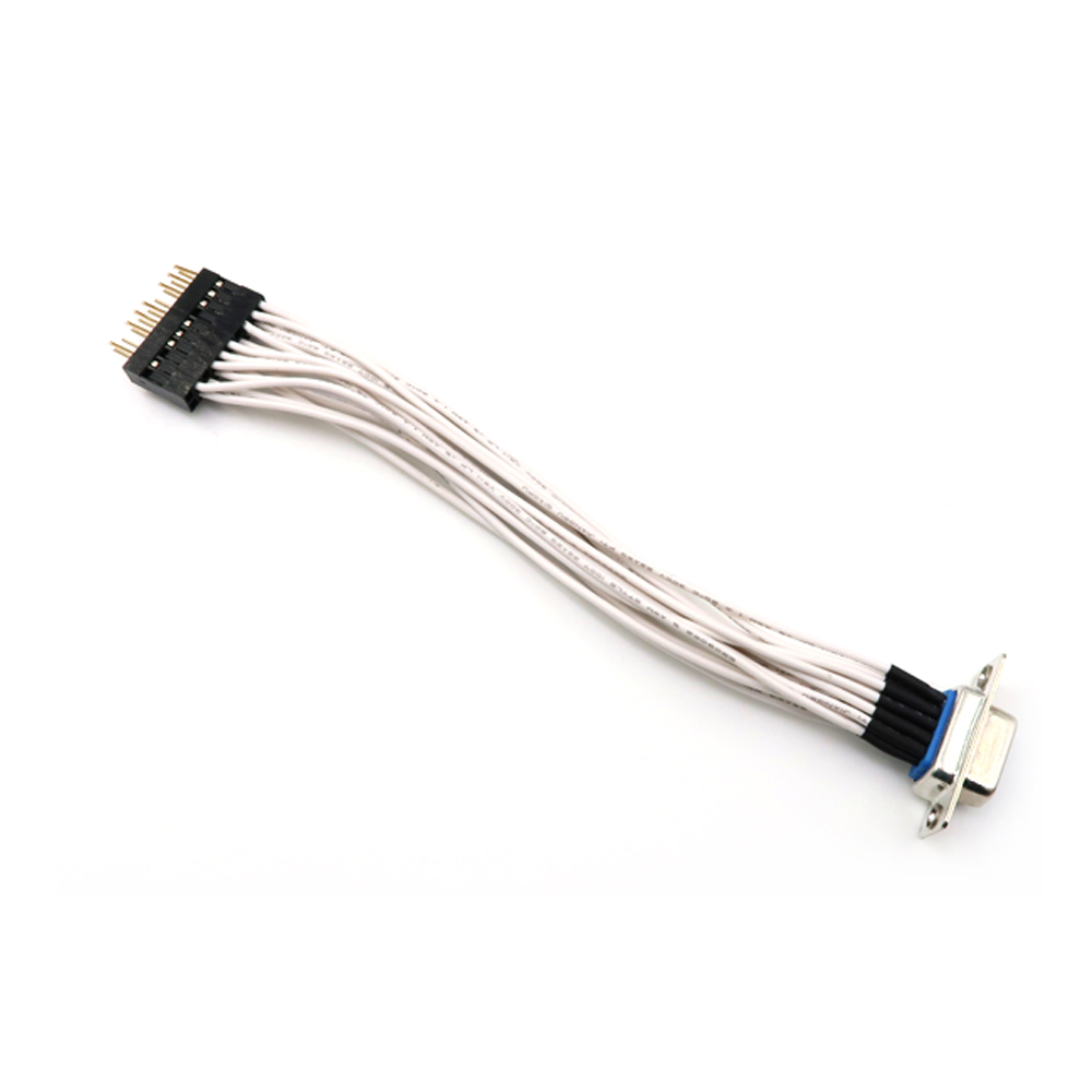 D-sub personalizzato da 15 pin a connettore femmina da 2,54 mm con cavo