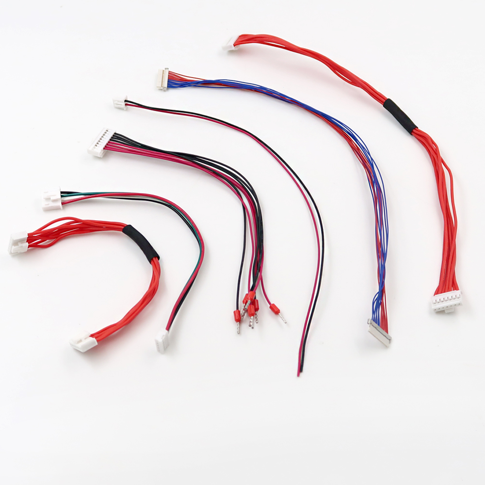 Anpassad JST Sh JST-SH Gh 1,0 mm 1,25 2,0 mm kabelmontering Krympt ledningsn&auml;t med anslutning